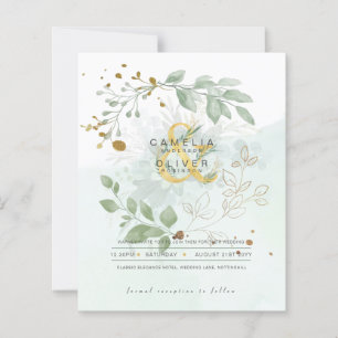 Eukalyptus Greenerity Gold Wedding QR CODE IN