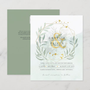 Eukalyptus Greenerity Gold Wedding QR CODE IN