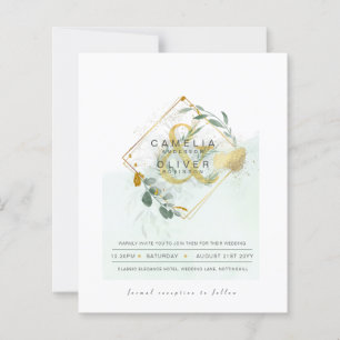 Eukalyptus Greenerity Gold Wedding QR CODE IN