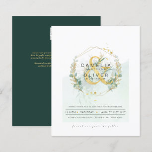 Eukalyptus Greenerity Gold Wedding QR CODE IN