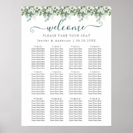 Eukalyptus Greenerity Hochzeitscharakter Poster