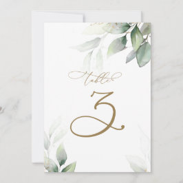 Eukalyptus Greenerity Table 3 Hochzeitliche Tischn Einladung