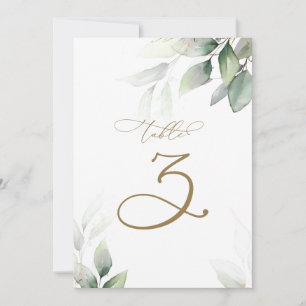 Eukalyptus Greenerity Table 3 Hochzeitliche Tischn Einladung
