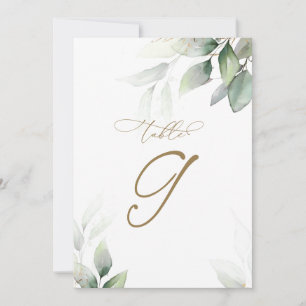 Eukalyptus Greenerity Table 9 Wedding Tischnummer