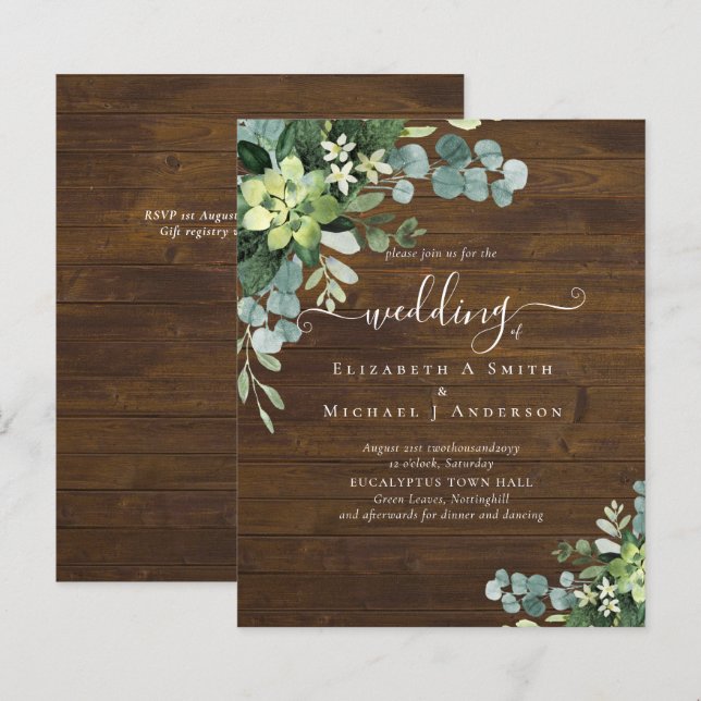 Eukalyptus Greenerity Wedding (Vorne/Hinten)