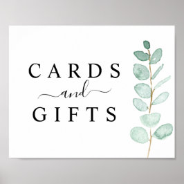 Eukalyptus Greenerity Wedding Cards & Gifts Zeiche Poster