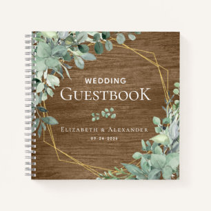 Eukalyptus Greenerity Wedding Gästebuch Notizbuch