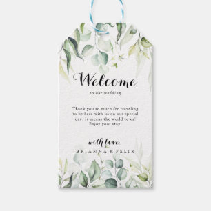 Eukalyptus Greenerity Wedding Welcome Geschenkanhänger