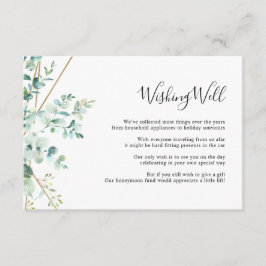 Eukalyptus Greenerity Wishing Well Card Begleitkarte