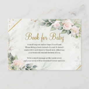 Eukalyptus Greenery Blush Rose Gold Book Request Begleitkarte