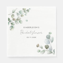 Eukalyptus Greenery Brautparty Paper Serviette