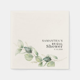 Eukalyptus Greenery Brautparty Paper Serviette