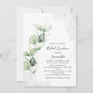 Eukalyptus Greenery Bridal Luncheon Einladung