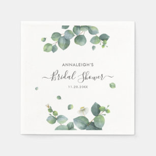 Eukalyptus Greenery Elegant Brautparty Paper Serviette
