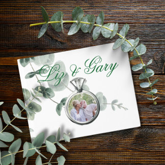 Eukalyptus Greenery Elegant Wedding Gästebuch