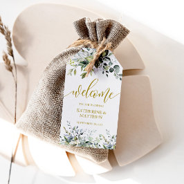 Eukalyptus Greenery Gastgeschenk Hochzeit Tag Geschenkanhänger