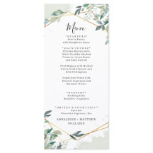 Eukalyptus Greenery Geometric Polterabend