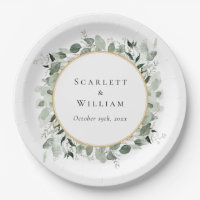 Eukalyptus Greenery Gold Sage Green Wedding