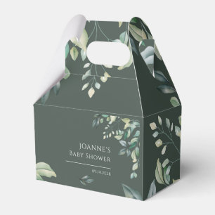 Eukalyptus Greenery Moderne Babydusche Geschenkschachtel