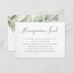 Eukalyptus Greenery Pink Floral Honeymoon Fund Begleitkarte<br><div class="desc">Schöne Hochzeitsflitterwochengehenkarten mit rosafarbenen Aquarellnuancen,  Eukalyptus und goldenen Blätter. Ideal für Hochzeiten im Frühling und im Sommer.</div>