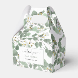 Eukalyptus Greenery Silver Dollar Gum Blüten Geschenkschachtel