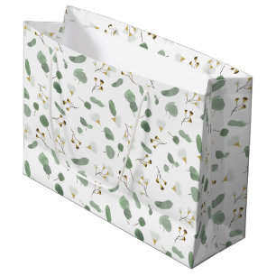 Eukalyptus Greenery Silver Dollar Gum Blüten Große Geschenktüte