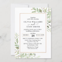 Eukalyptus Greenery Simple Wedding L008