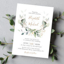 Eukalyptus Greenery Watercolor Wedding