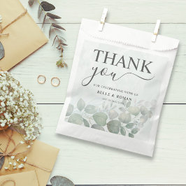 Eukalyptus Greenery Watercolor Wedding Geschenktütchen
