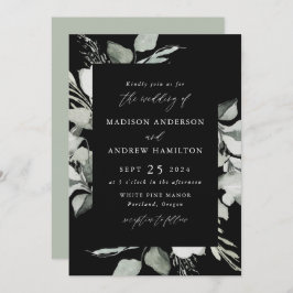 Eukalyptus Greenery Wedding Einladung