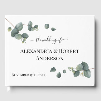 Eukalyptus Greenery Wedding Gästebuch