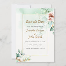 Eukalyptus Greenery Wedding Save the Date