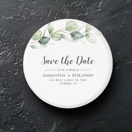 Eukalyptus Greenery Wedding Save the Date Magnet
