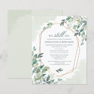 Eukalyptus Greenery Wedding Vow Renewal
