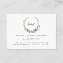 Eukalyptus Greenery Wreath Brautparty Details