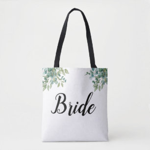 Eukalyptus-Grün-Hochzeit Tasche