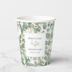 Eukalyptus Grüne Blüten Hochzeiten Pappbecher
