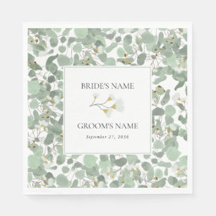 Eukalyptus Grüne Blüten Hochzeiten Serviette