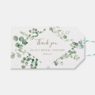 Eukalyptus-Grünrahmen Bridal Shiwer Geschenketike Geschenkanhänger