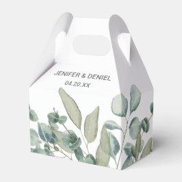 Eukalyptus-Grünzeug-Hochzeit Geschenkschachtel