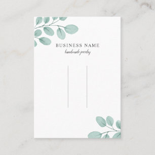 Eukalyptus-Hair-Clip für Wasserfarben Visitenkarte