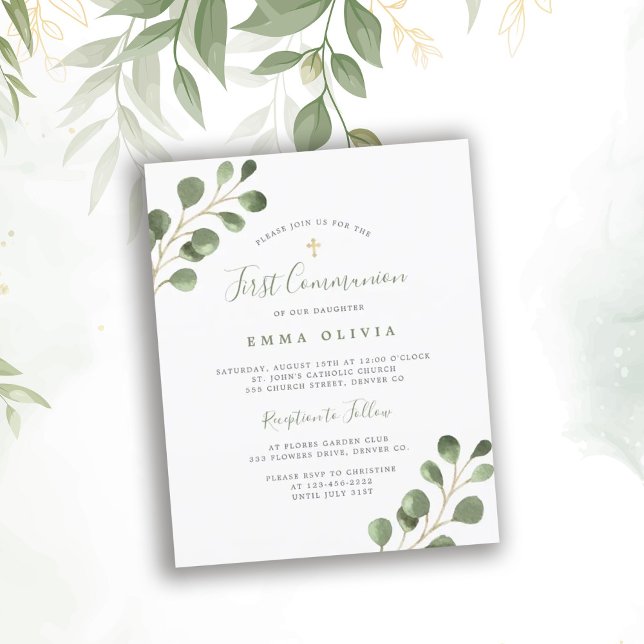 Eukalyptus-Haushalt Erste Einladung der Heiligen K (Von Creator hochgeladen)