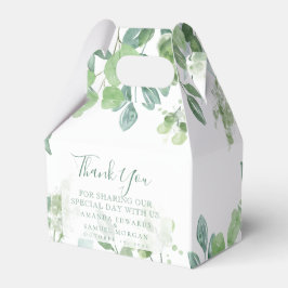 Eukalyptus Hochzeitskiste Geschenkschachtel