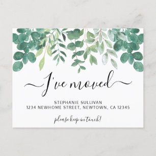 Eukalyptus I bewegt sich Ankündigungspostkarte