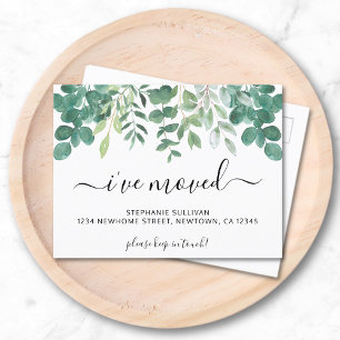 Eukalyptus I bewegt sich Ankündigungspostkarte