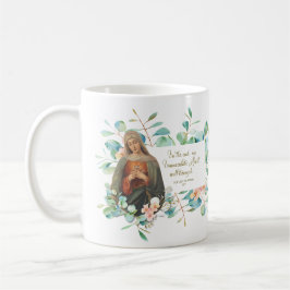 Eukalyptus-Immakulat Herz Mary Kaffeetasse