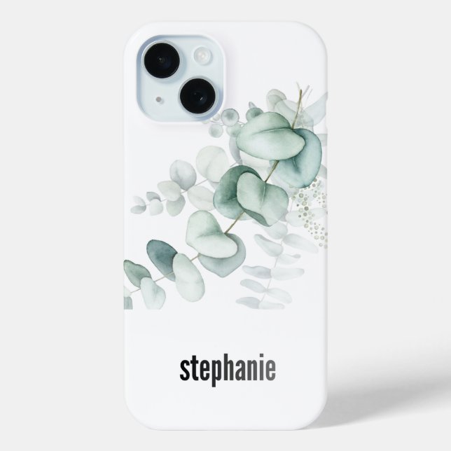 Eukalyptus-iPhone-Smart-Cover Case-Mate iPhone Hülle (Rückseite)