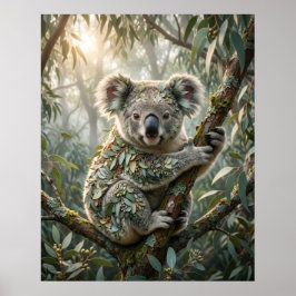 Eukalyptus Koala Beruhigung Poster