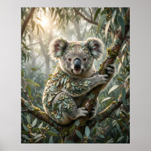 Eukalyptus Koala Beruhigung Poster