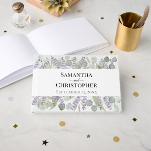 Eukalyptus & Lavender Boho Chic Wedding Gästebuch
